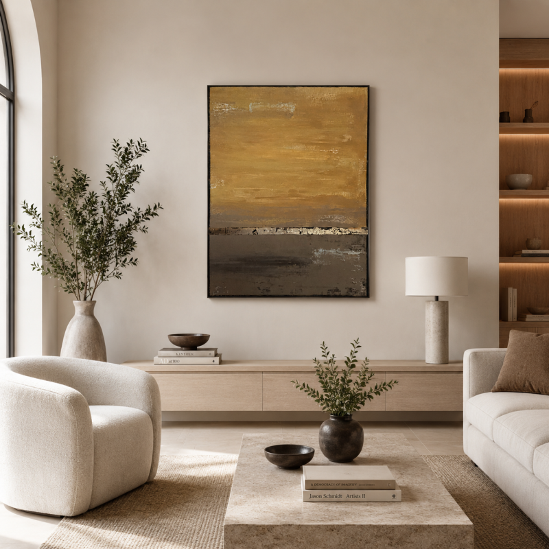 Warm Horizon, 75 x 90