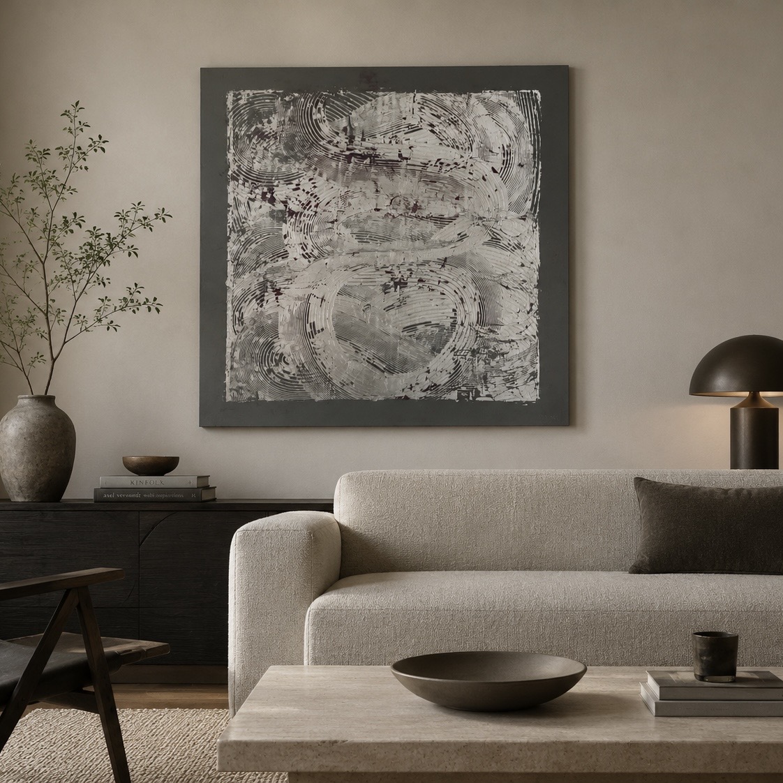 Silver Trace, 80 x 80